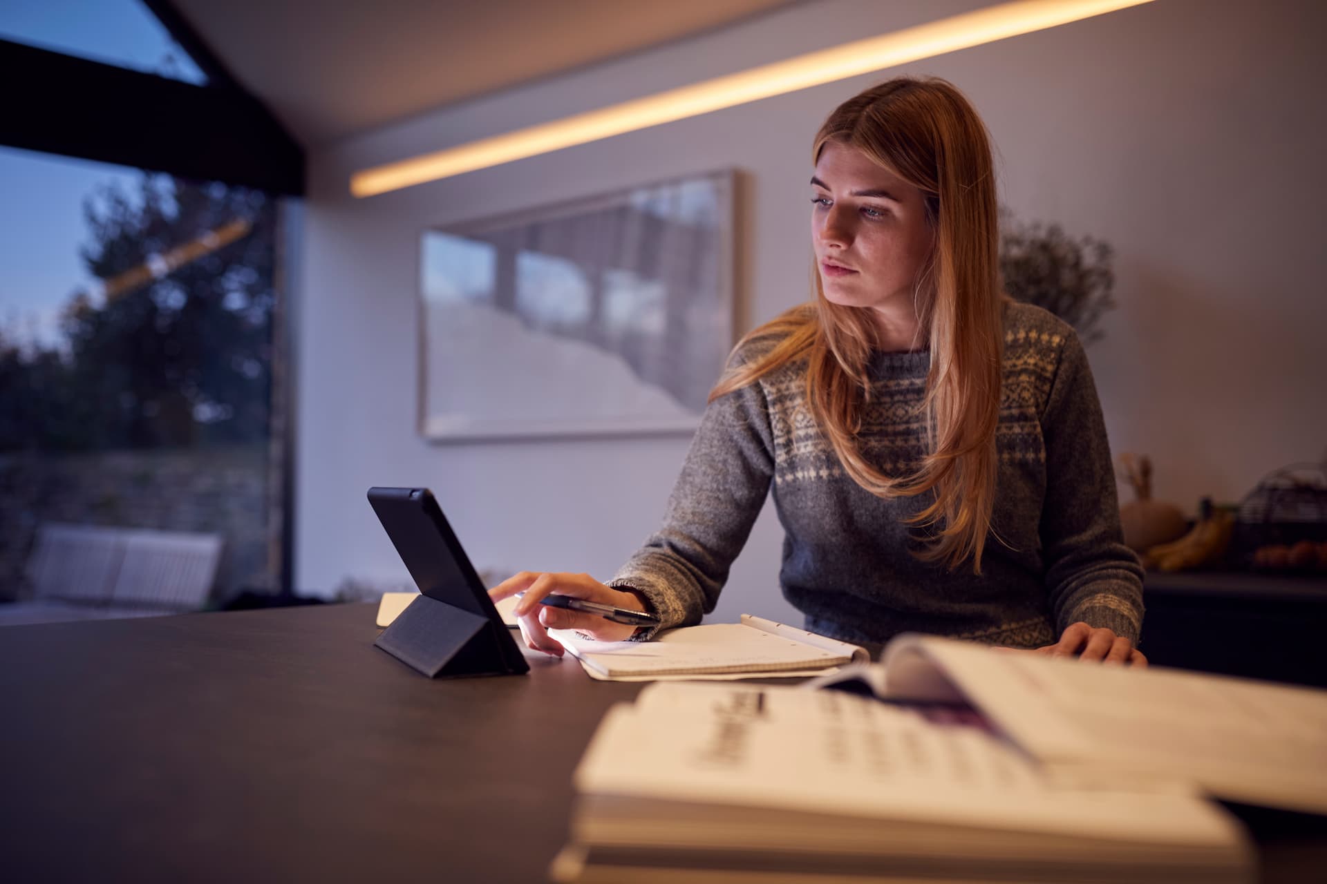 Femme en reconversion professionnelle